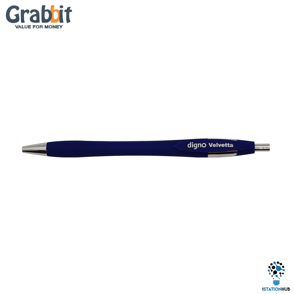 Grabbit Digno Velvetta 0 7mm Needle Tip Pen 1 Black 1 Blue Shopee Malaysia