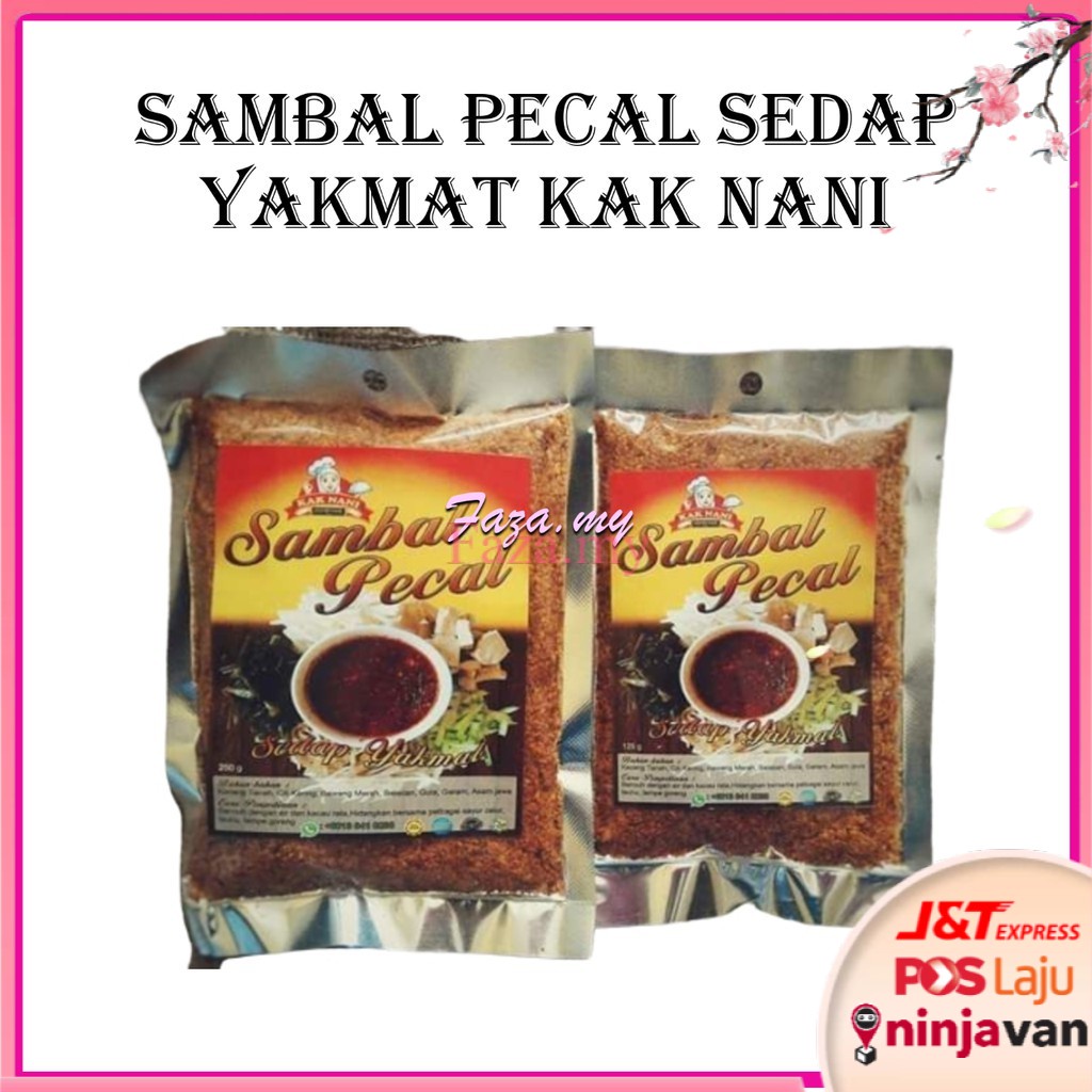 Sambal Pecal Kuah Kacang Instant Sedap Yakmat By Kak Nani Shopee Malaysia