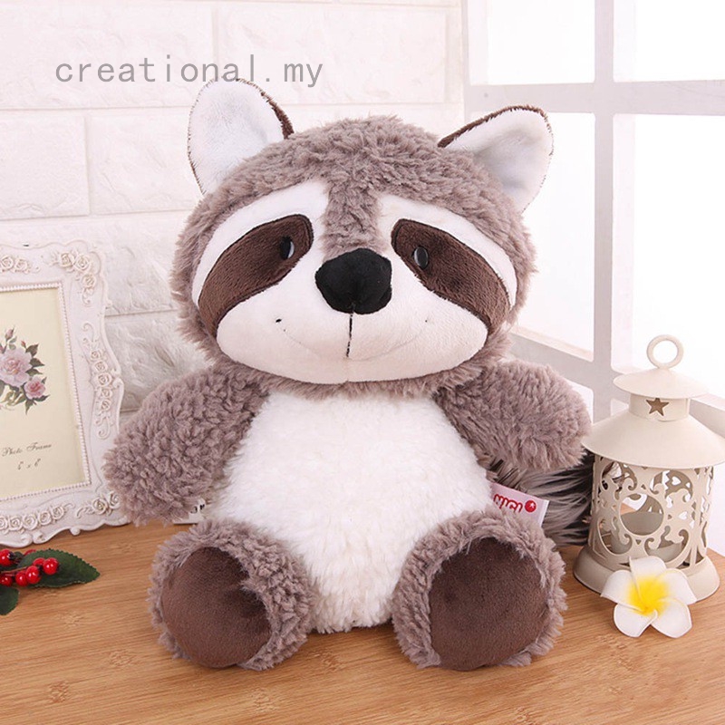 big raccoon stuffed animal
