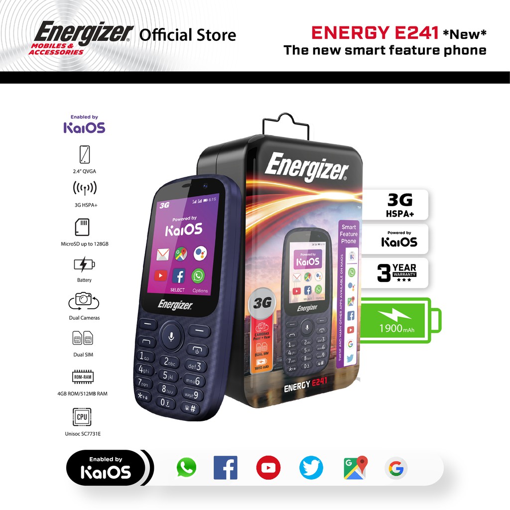 Energizer Energy E241 (3G) | Shopee Malaysia