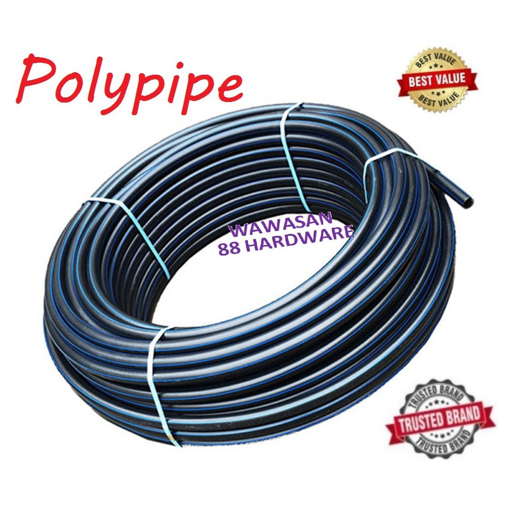 THICK Type 20mm  HDPE Poly PP Polyethylene Black Poly 