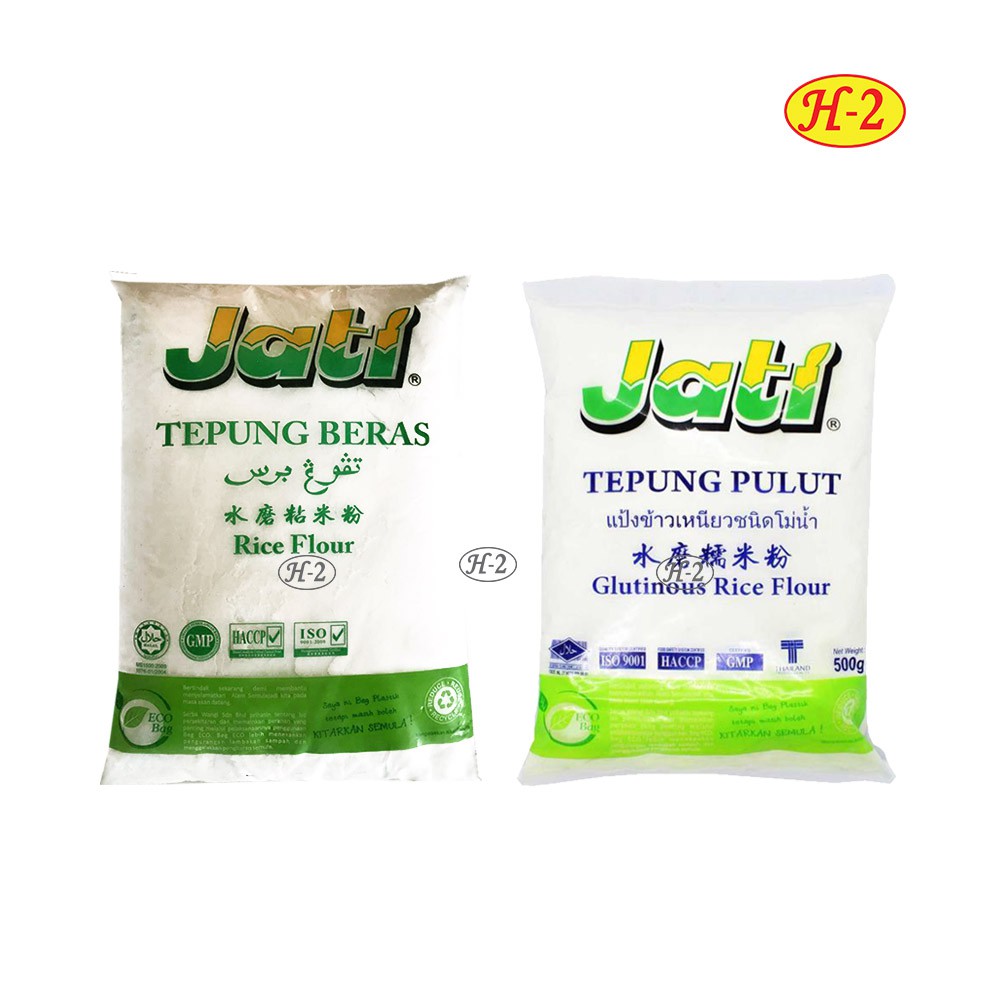 Tepung Beras/Pulut Rice/Glutinous Rice Flour Jati (500g
