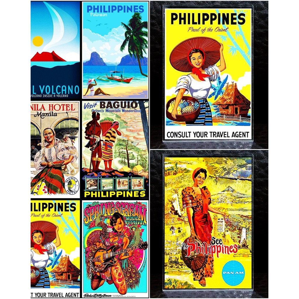 Philippines Manila Fridge Magnet Acrylic 2 × 3 Inch Door Souvenir 2x3 "