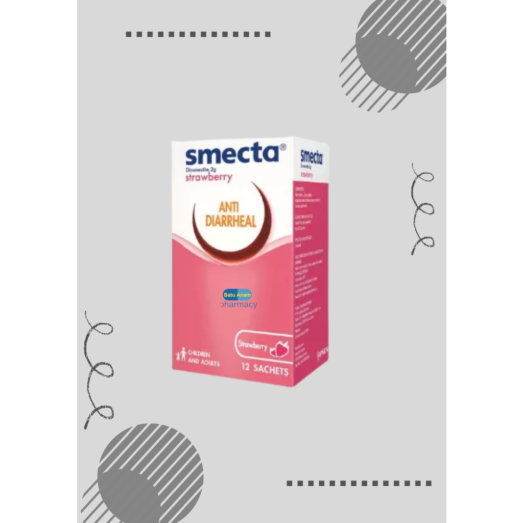 SMECTA ANTI DIARRHEAL STRAWBERRY 12s Shopee Malaysia