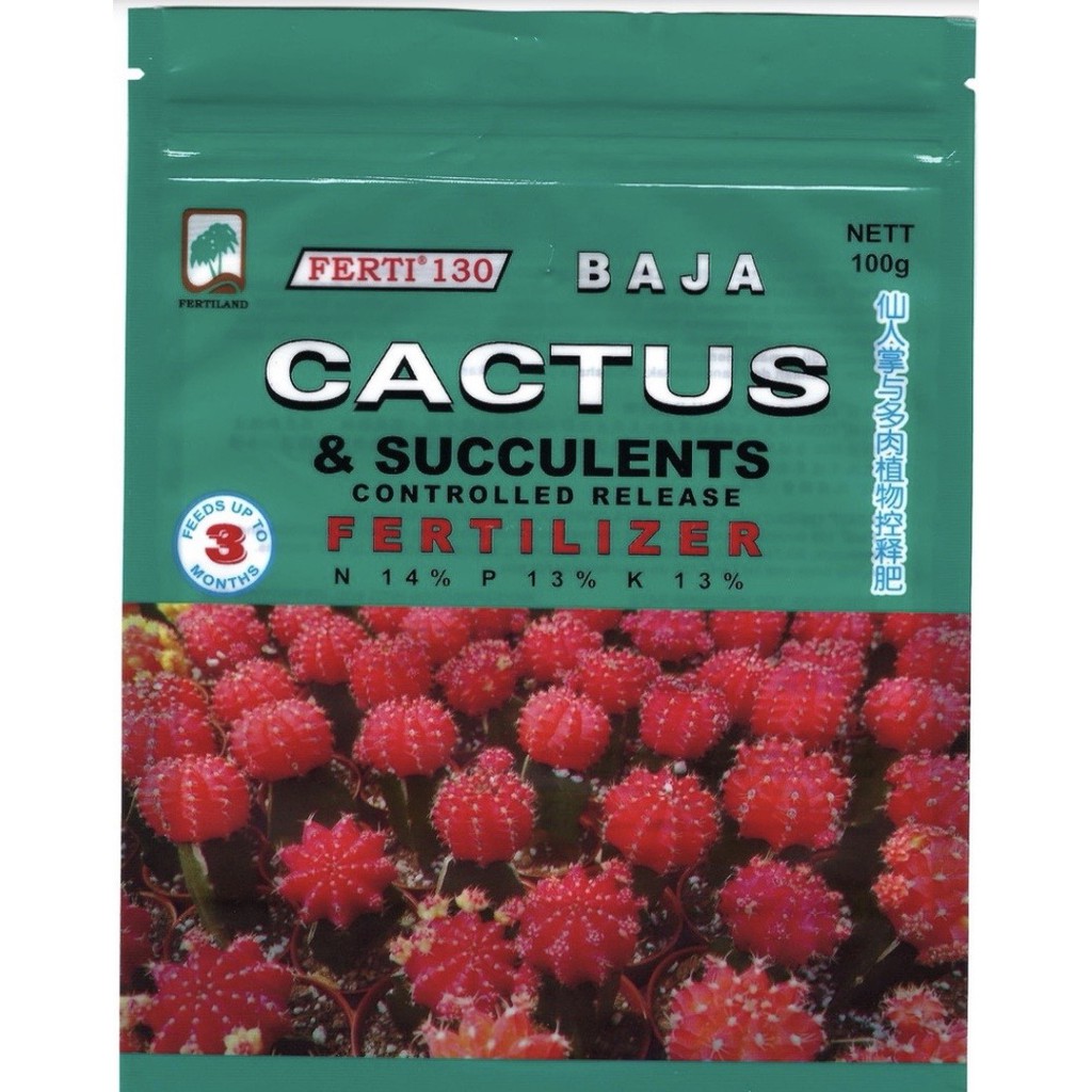 FERTI 130 CACTUS AND SUCCULENTS FERTILIZER 100g Shopee Malaysia