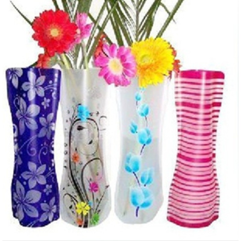 Unbreakable Foldable Reusable Plastic Flower Vase Random Shopee