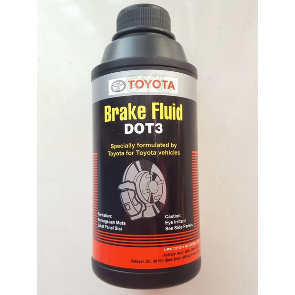Original TOYOTA Brake Fluid DOT3 (330ml) Shopee Malaysia