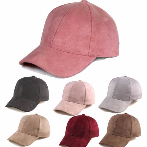 suede fitted hat