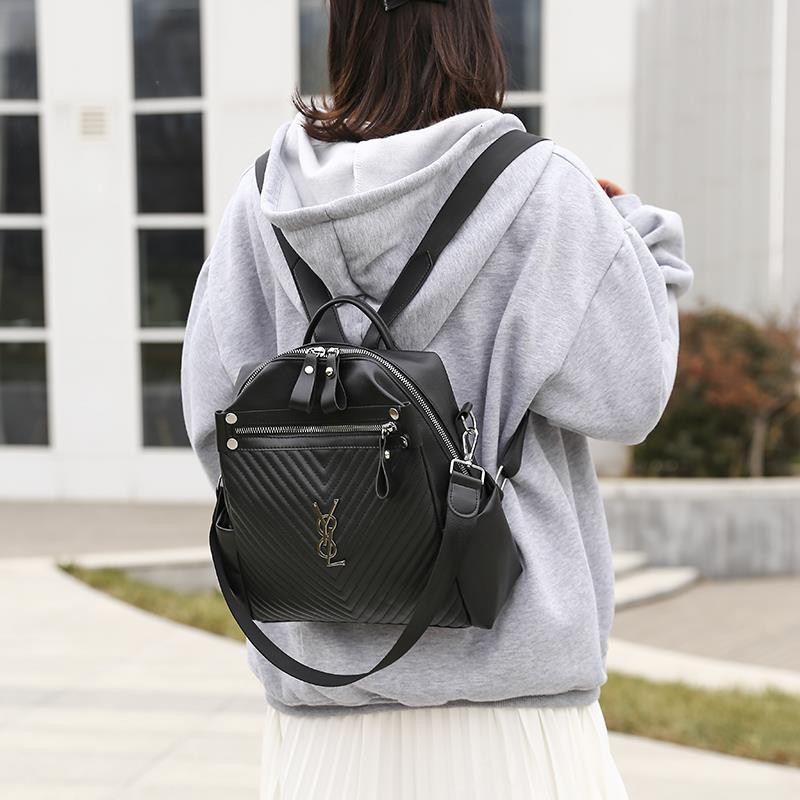 Bag Pack Women Travel Backpack Women Beg Pack Casual Bagpack Korean Style Handbag Women Nylon Waterproof And Anti Theft Beg Galas Wanita Beg Sandang Wanita 背包女 双肩包 Beg Galas Belakang Perempuan 雙肩包