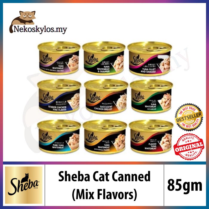 Sheba Cat Canned Food 85gm x 1pcs (MIX FLAVORS ALLOW) Cat Wet Food/ Cat