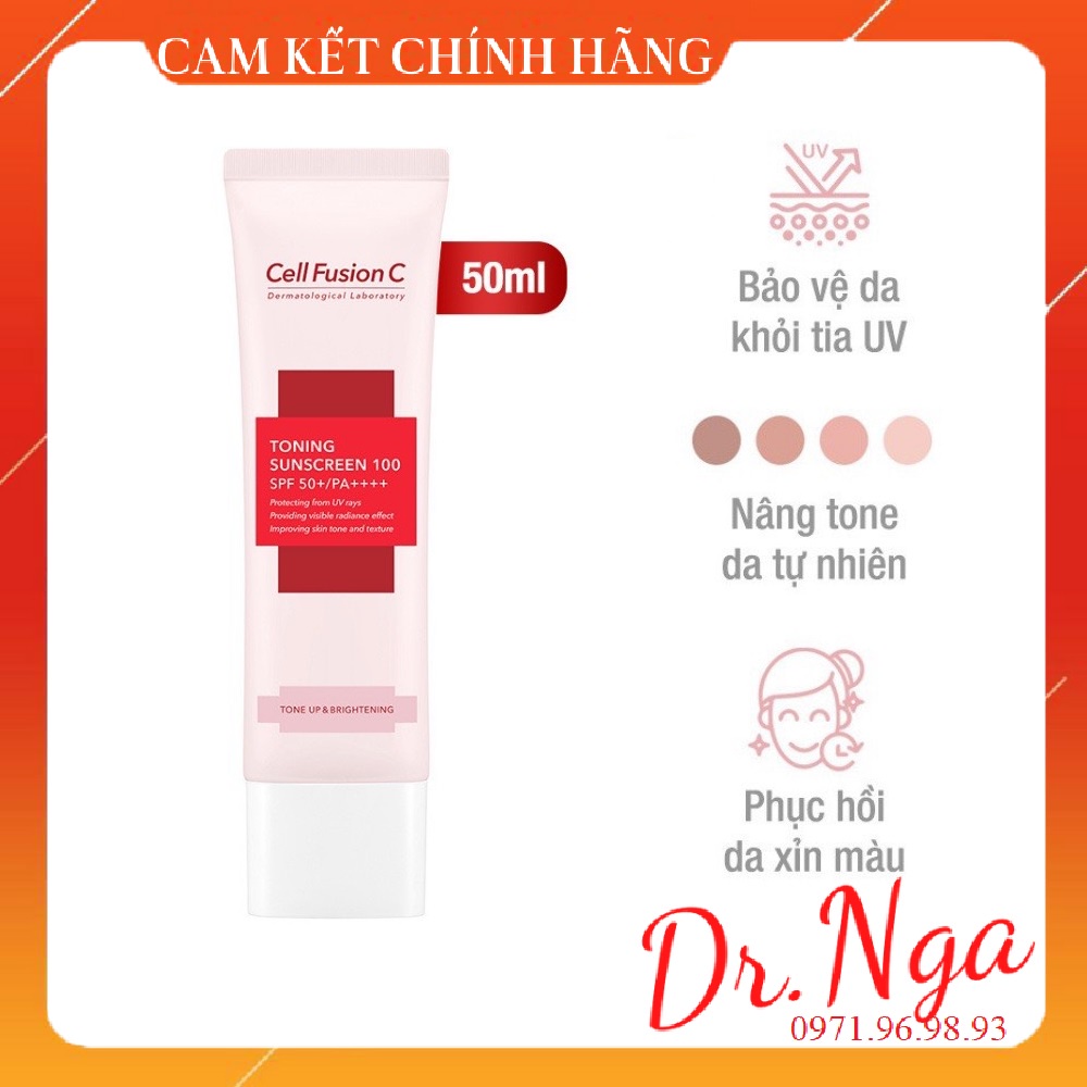 cell fusion c toning sunscreen