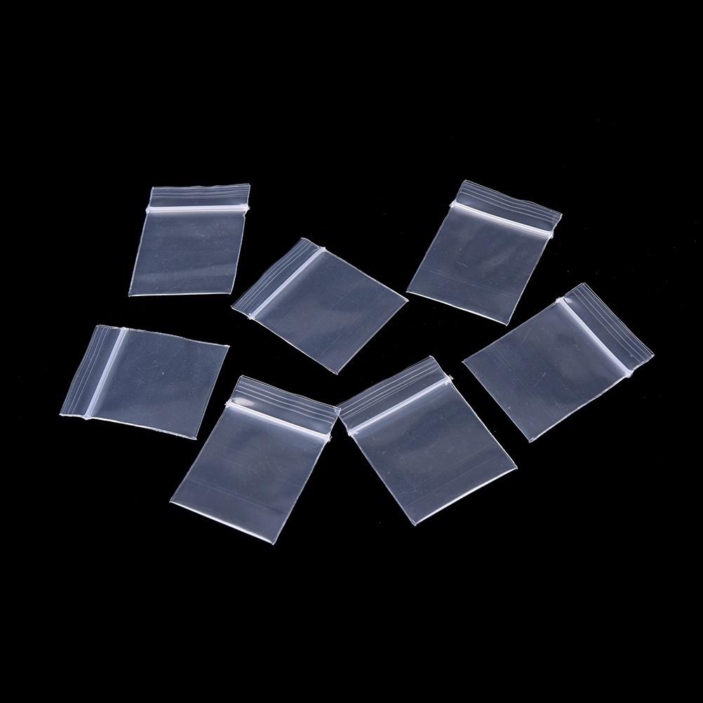 200pcs Mini Baggies Plastic Packaging Bags Small Plastic Zipper Bag ...