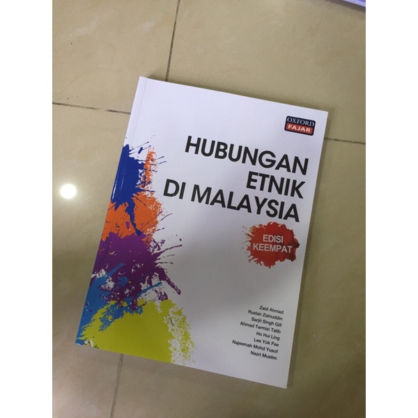 Hubungan Etnik Di Malaysia (Edisi Keempat) | Shopee Malaysia