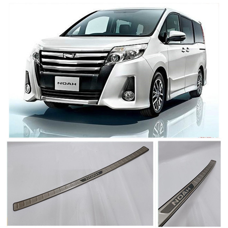 Toyota Noah 80 Series Rear Bumper Guard Trunk Protector Stainless Steel 