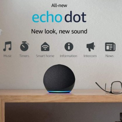 Talking Speaker ALEXA Smart Speaker Echo Dot 4th Gen Speaker Rumah Pembesar Suara Canggih High Tech Speaker