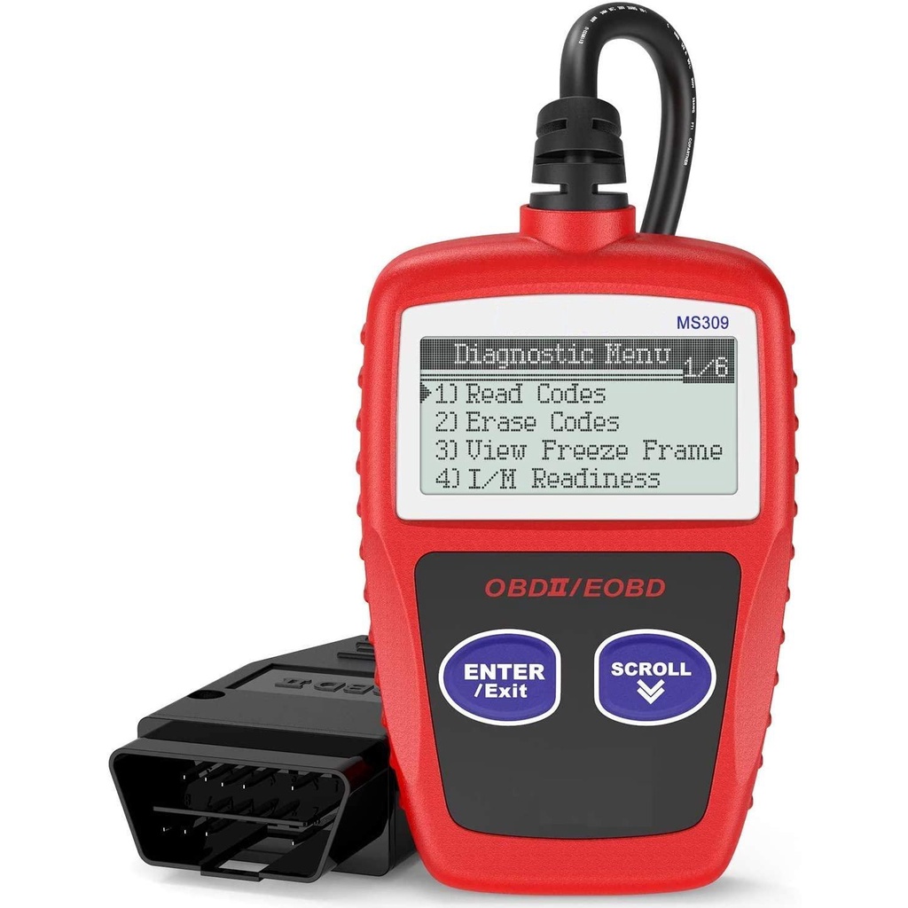 Ms309 Universal Obd2 Scanner Check Engine Fault Code Reader Read Codes Clear Codes View Freeze Frame Data I M Readiness Smog Check Shopee Malaysia