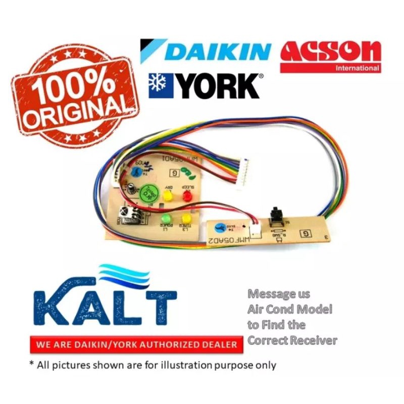 [Original]York/Daikin/Acson Air Conditioner Receiver IR Shopee Malaysia