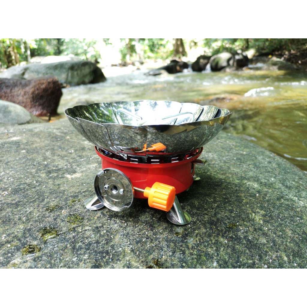  Dapur Portable  Camping Stove Windproof Kalis Angin 