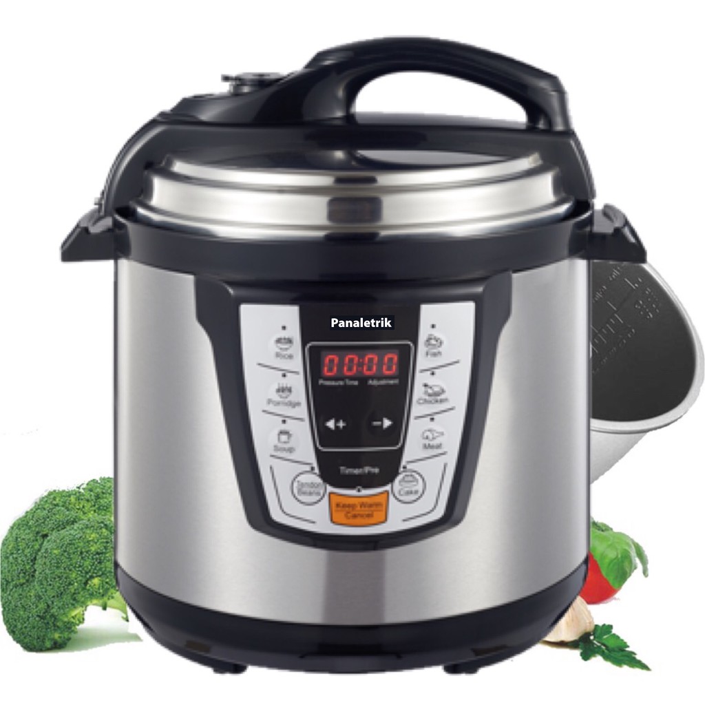 Panaletrik Electric Pressure Cooker Multi Cooker Rice Cooker 6L ...