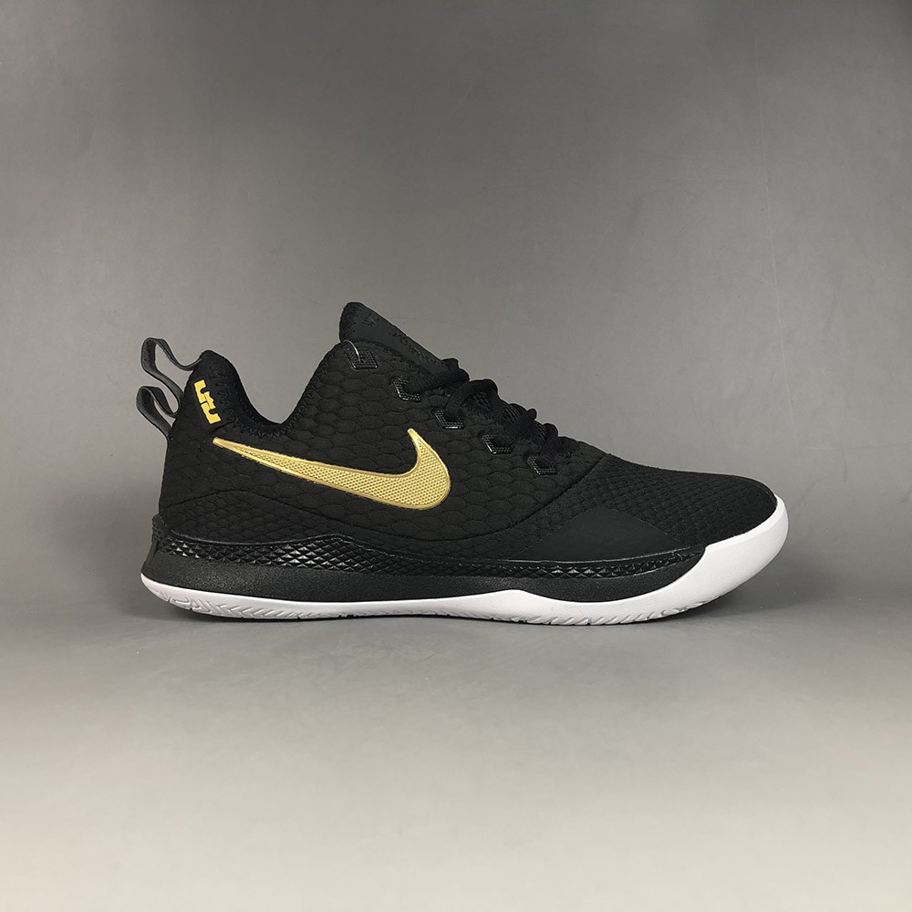 nike lebron witness 3 black gold