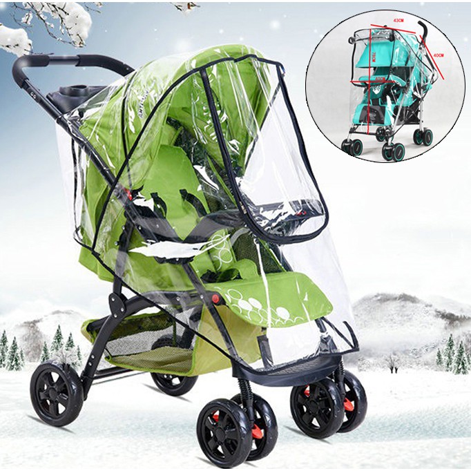 baby stroller plastic cover