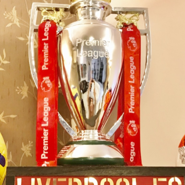 View Premier League Trophy Red Ribbons Png PNG