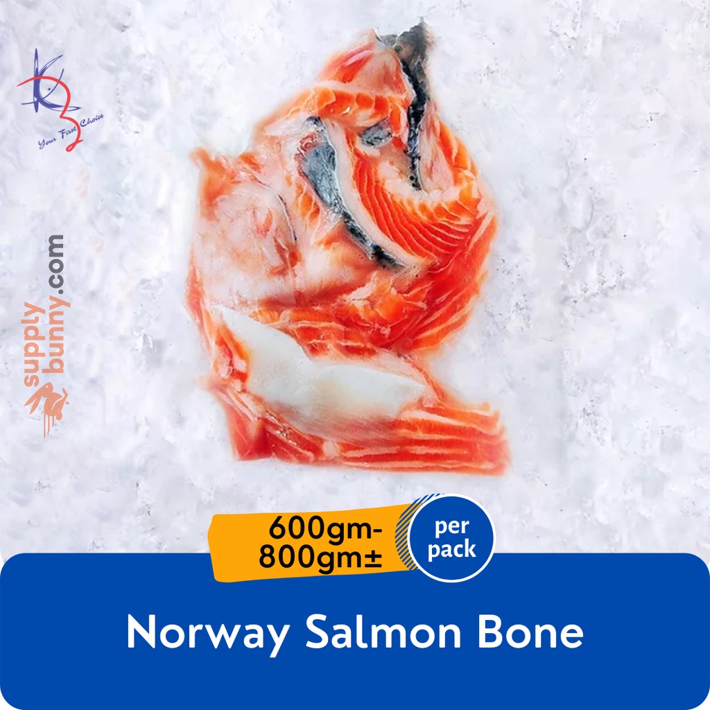 Norway Salmon Bone (600-800g)± (sold per pack) 挪威 三文鱼骨 Tulang Salmon - Kaizer Frozen Seafood