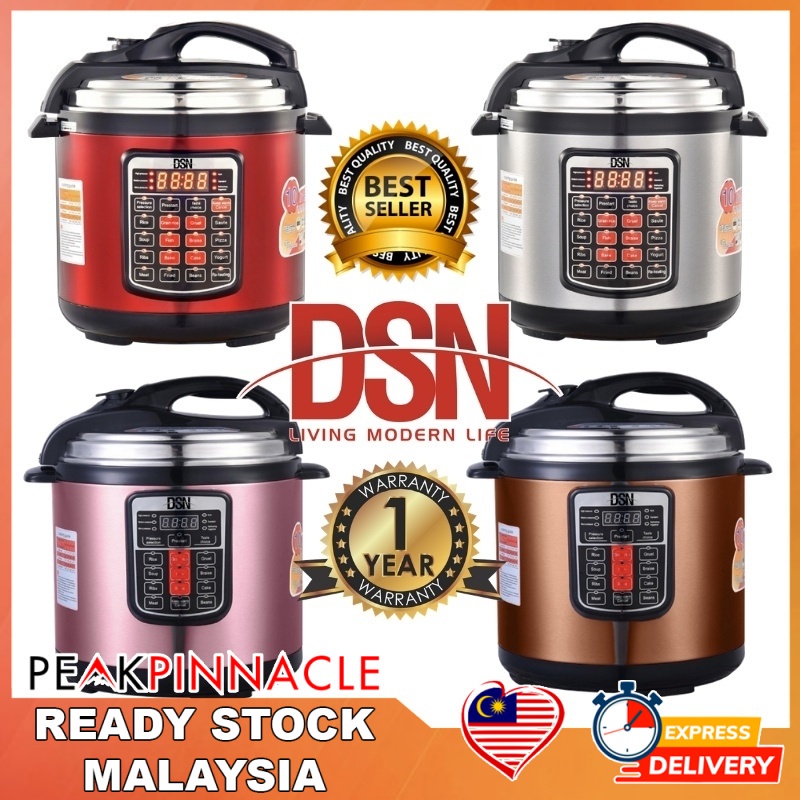 DSN 6L / 8L Electric Pressure Cooker Rice Cooker Presure Multifunction Periuk Tekanan 15 Button / 20 Button