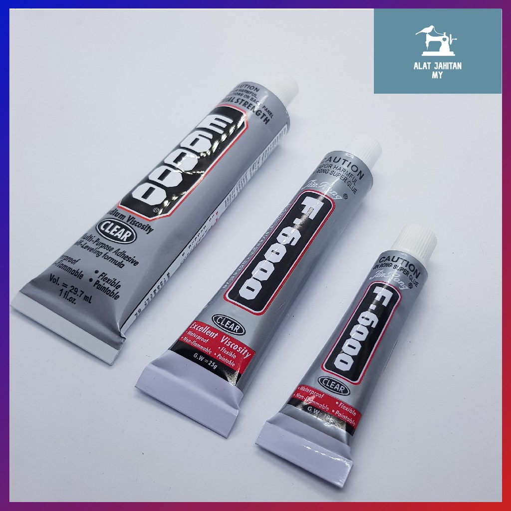 E-6000&F-6000 Fabric Glue (1pc) 10ml/25ml/29.7ml | Gam Fabrik E-6000&F ...