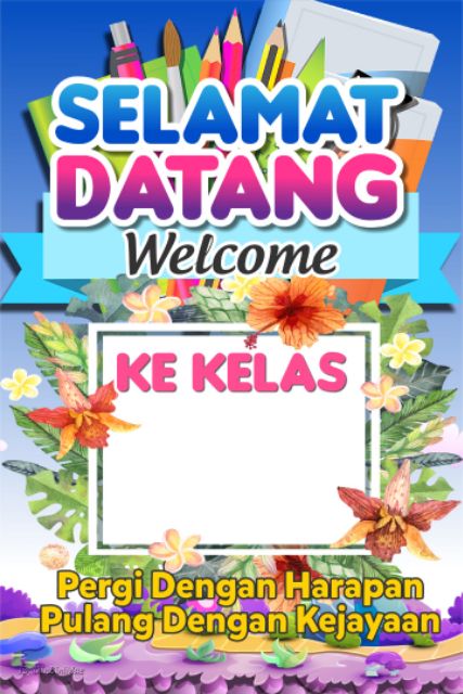 Banner Bunting Keceriaan Kelas 2019 Shopee Malaysia