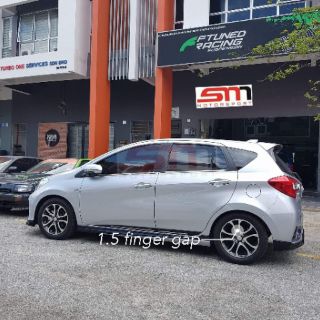 Perodua Myvi 3G 2018 FTuned Racing CLS Sport Lowered 