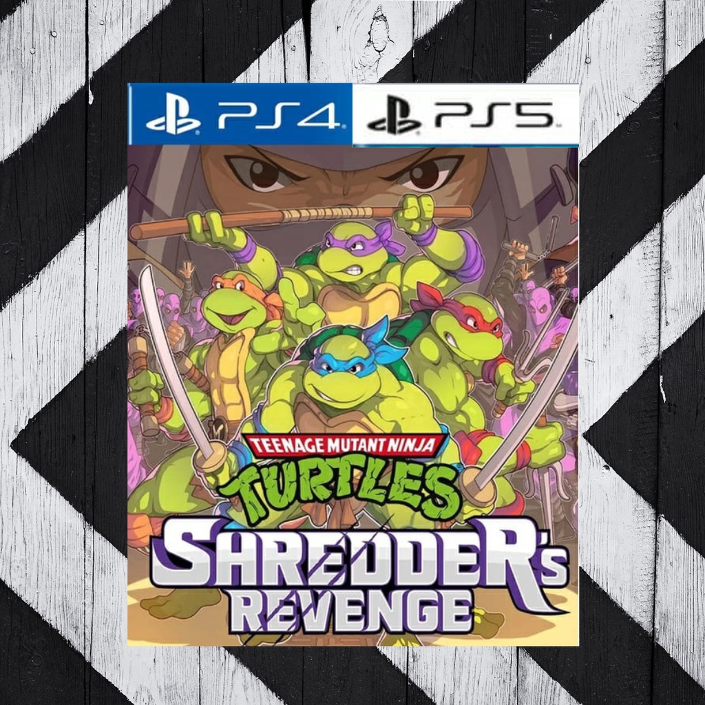 (Ready Stock) PS4/PS5 Teenage Mutant Ninja Turtles Shredders Revenge Full Game Digital Download