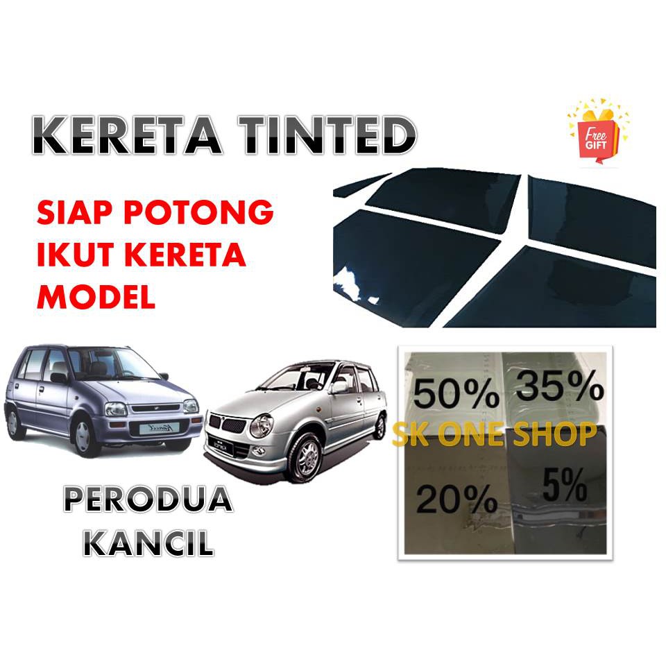 tinted kereta 50 peratus