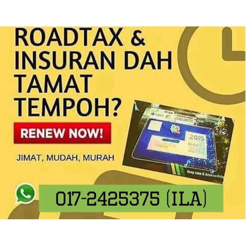 road tax mati lebih setahun