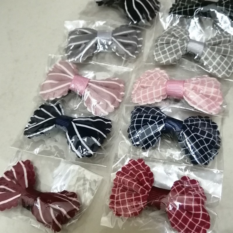 baby kids girls ribbon hair clips handmade hair accessories | Shopee  Malaysia