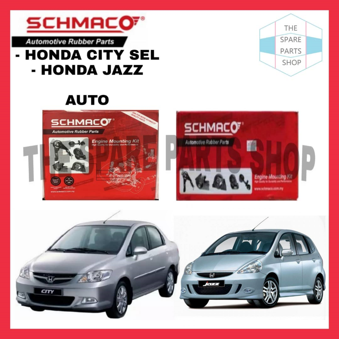 HONDA CITY SEL JAZZ AUTO SCHMACO ENGINE MOUNTING KIT SET (3PCS IN 