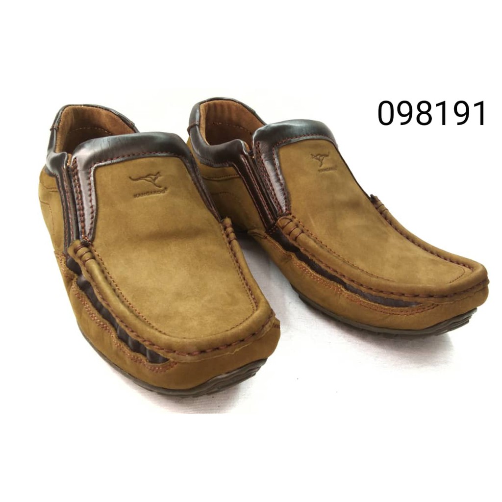 Alle kobling bind KANGAROO MOCCASIN SLIP IN LEATHER SHOES 098191 | Shopee Malaysia