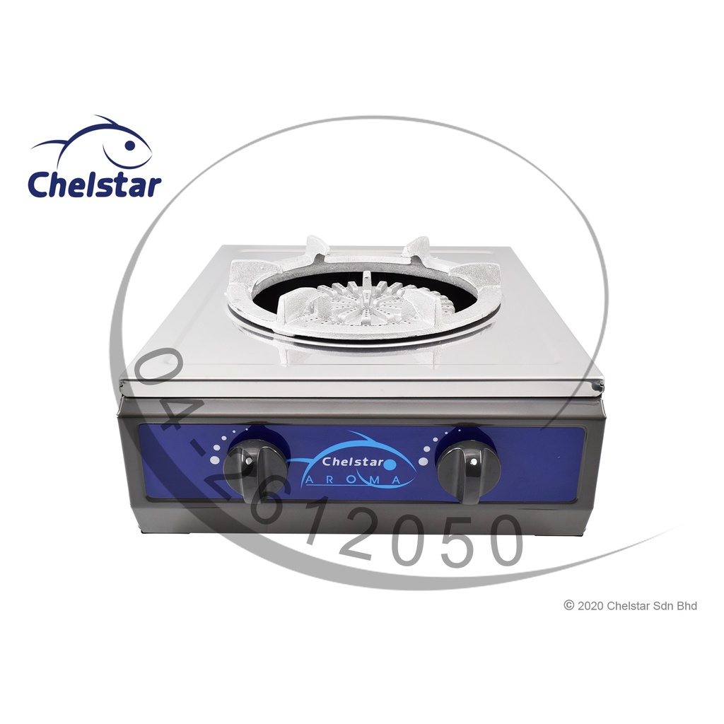 Chelstar Heavy Duty Stainless Steel Single Burner Table Top Stove / Gas