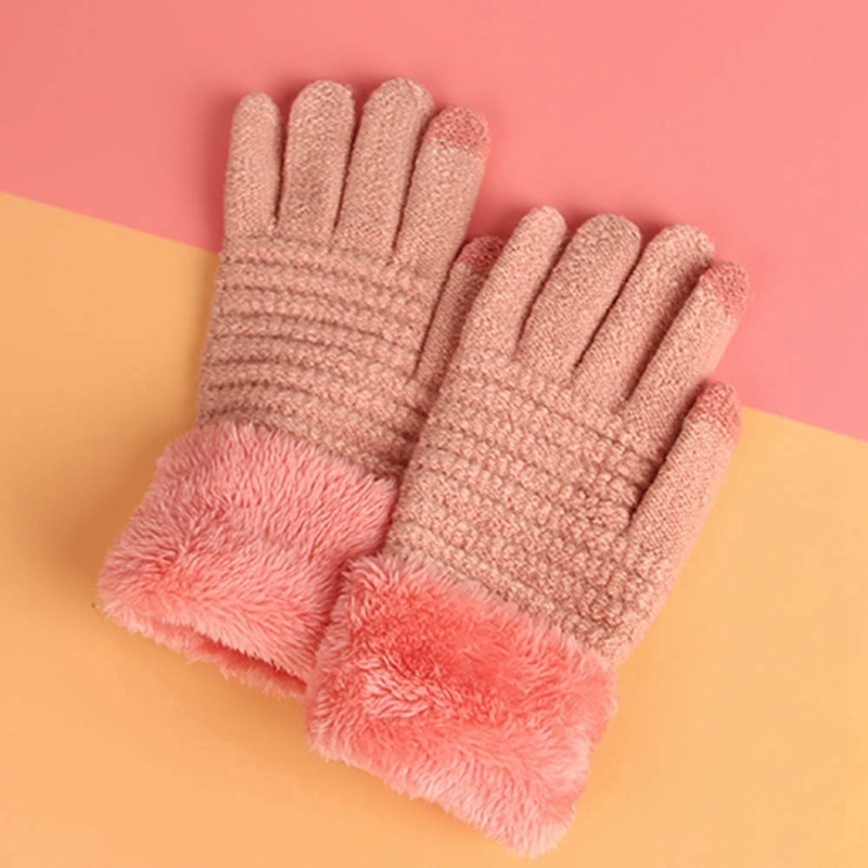 cute knit gloves