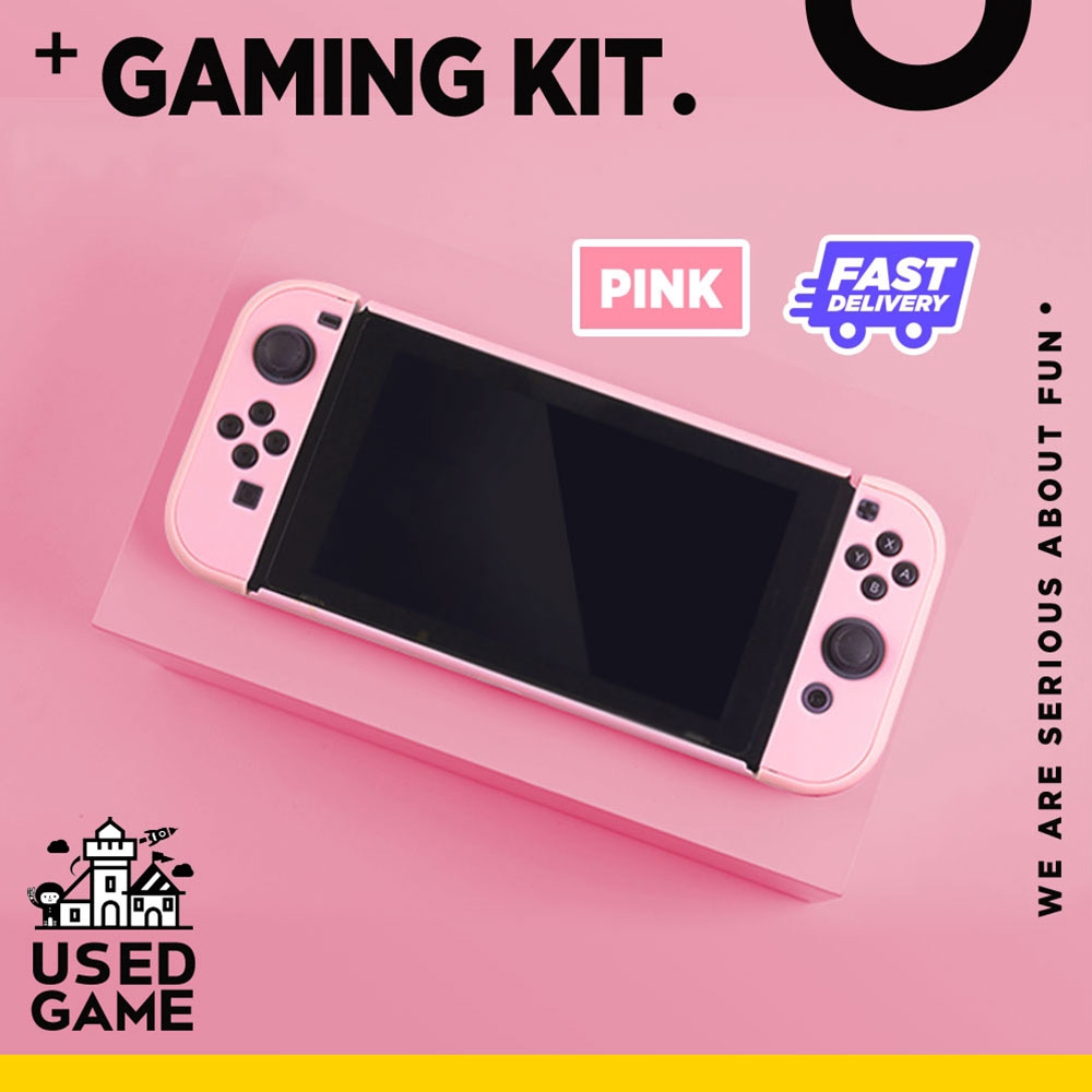 nintendo switch protective case pink