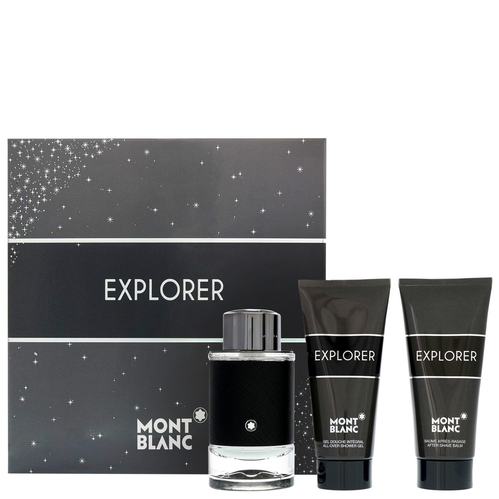 ORIGINAL Mont Blanc Explorer 100ml EDP Gift Set Perfume | Shopee Malaysia