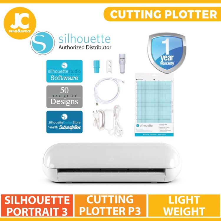 JCP x CAMEO New Silhouette Portrait 3 Cutting Plotting Machine 1PC