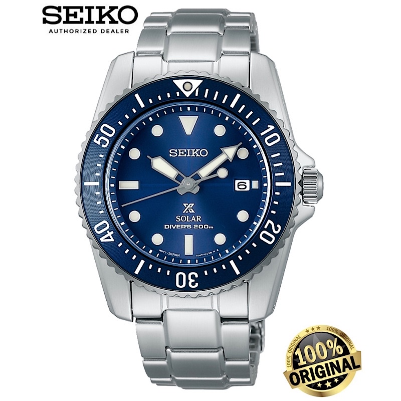 Official Warranty) Seiko Prospex Diver Compact Solar Diver Scuba 200M Blue  Dial Men Watch SNE585P1 | Shopee Malaysia