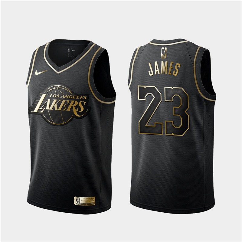 lebron laker jersey black