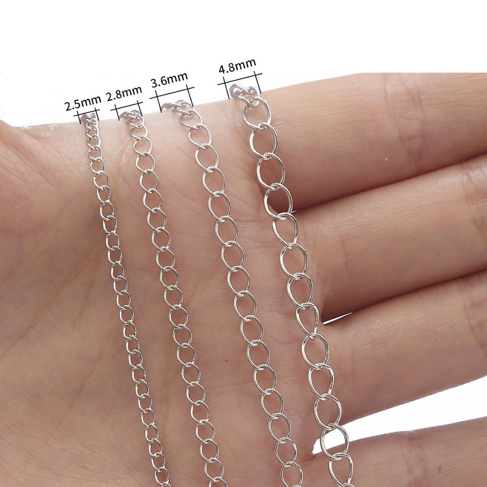 1mm 1 Necklace N744 Stainless Steel Cable Chain Necklaces 18/"