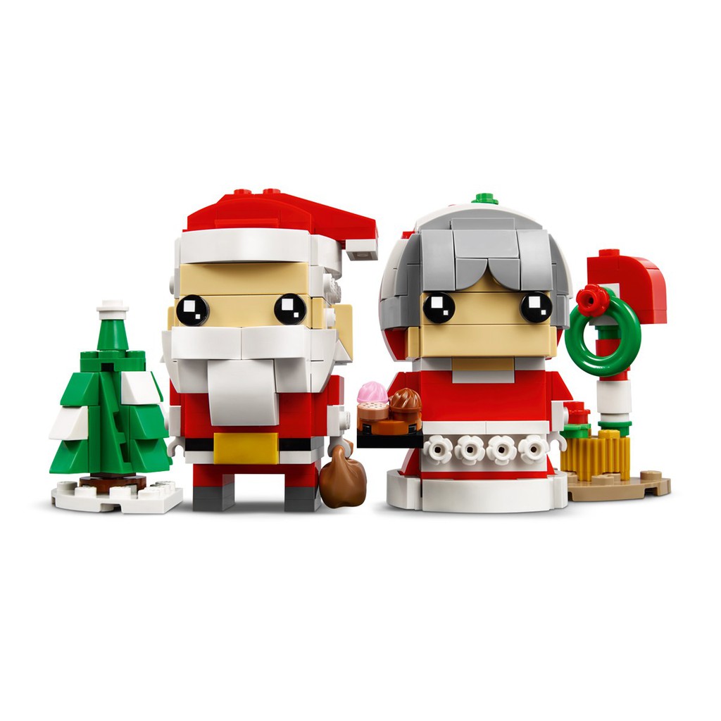 lego brickheadz mr and mrs claus