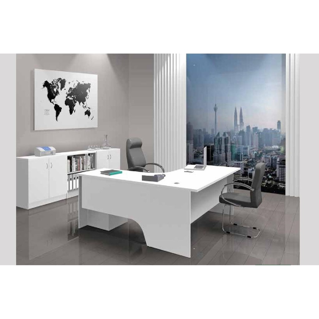 L Shape Table 5x5 FT | Office Table (5 Colors) | Shopee Malaysia