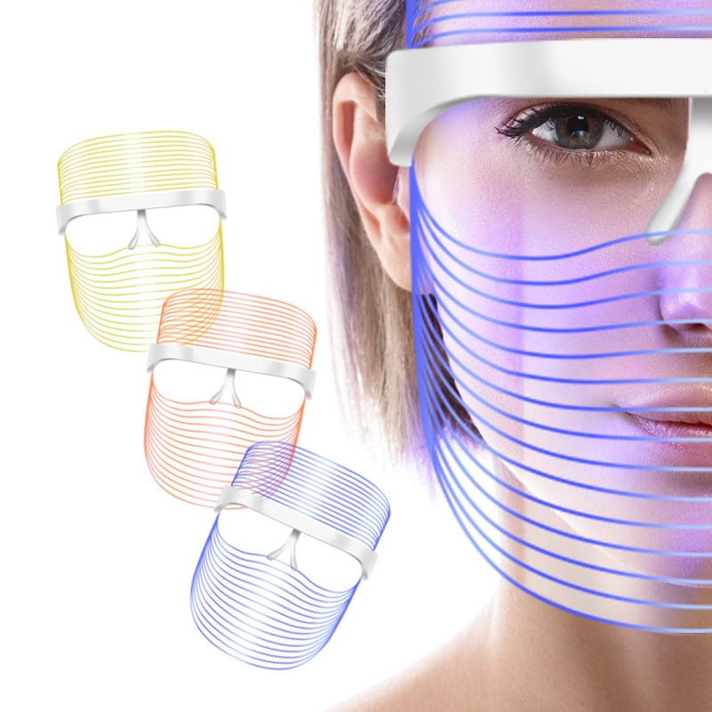 FOREVER BEAUTY Wireless Rechargeable 3 Colors LED Light Led Facial Mask