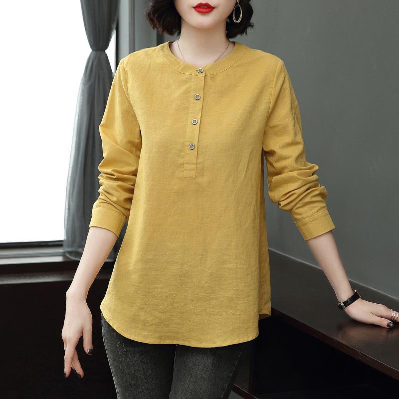 yellow shirt blouse