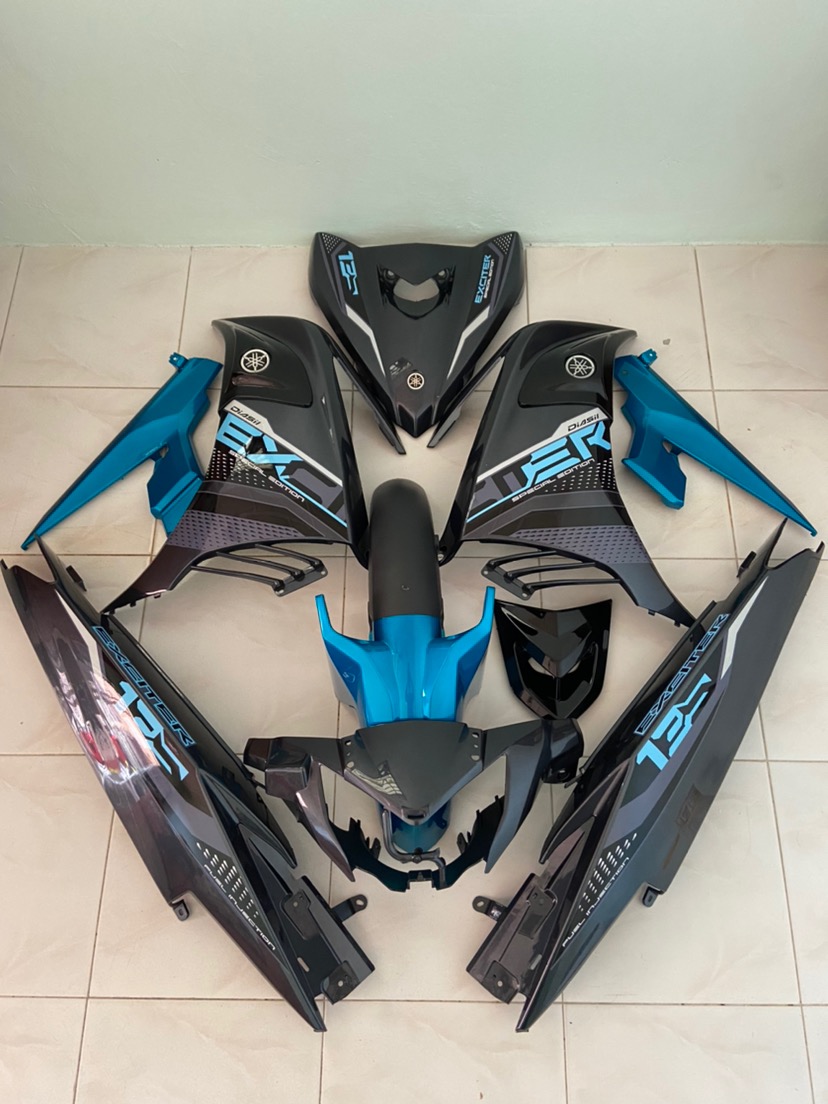 Lc135 V6 Exciter 2021 Hld Cover Set Shopee Malaysia